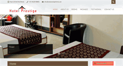 Desktop Screenshot of hotelprestigeshimla.com